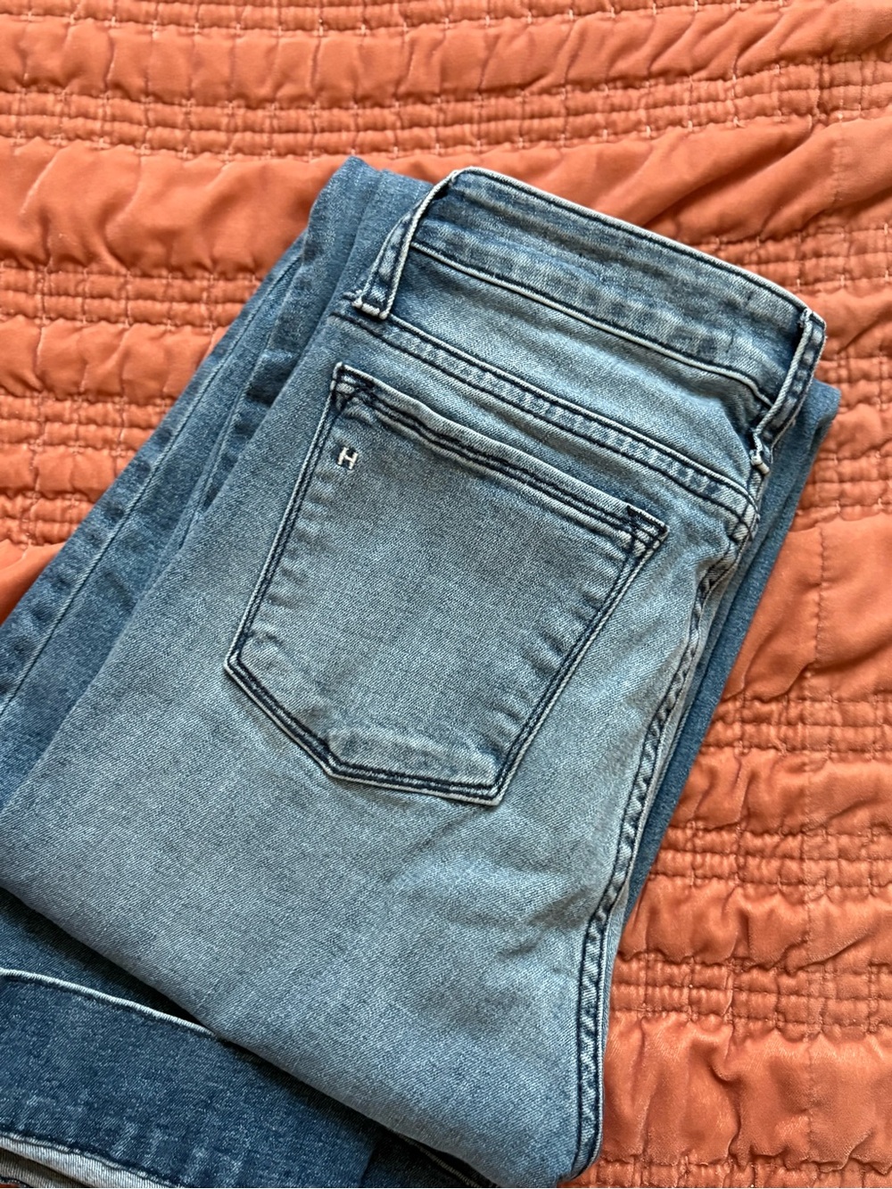Women’s Light Blue Boot Cut Jeans by (Never worn)